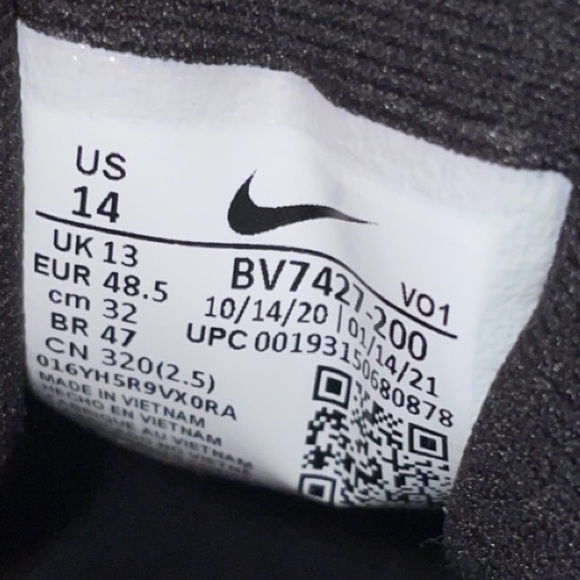 FREE SHIPPING Nike Men's Lebron Witness IV Basketball Shoes Size 14 - Picture 6 of 8